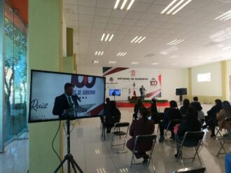 Informa Pier Michel Ríos del trabajo hecho en 100 días