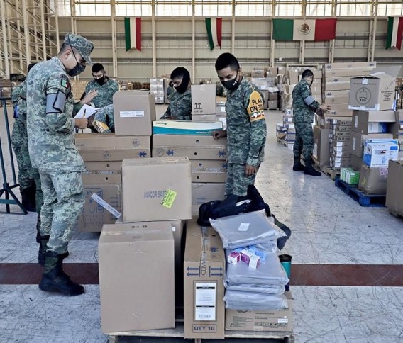«Fuerzas Armadas hacen ‘ensayo’ para distribución de medicinas»