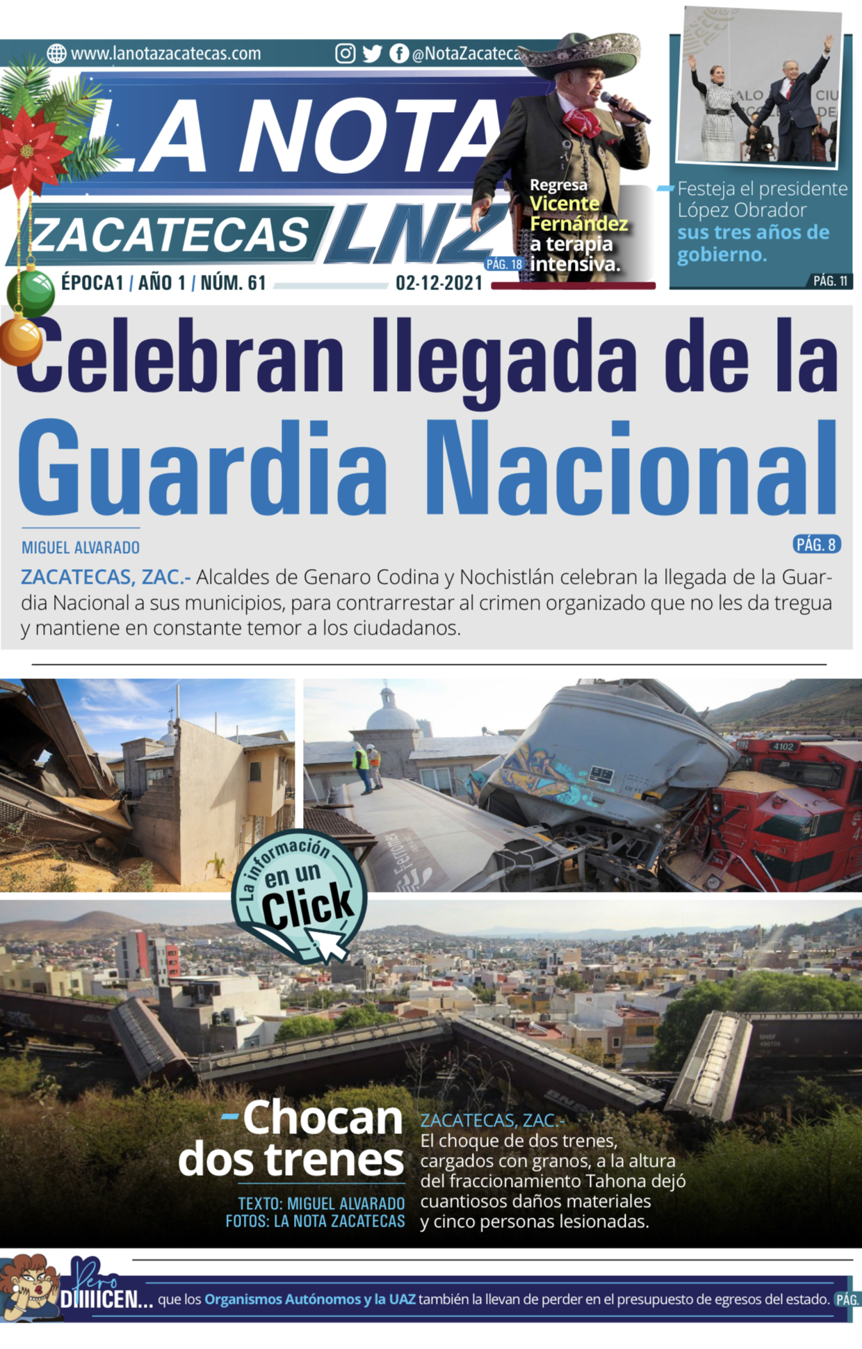 La Nota Zacatecas 2/12/21