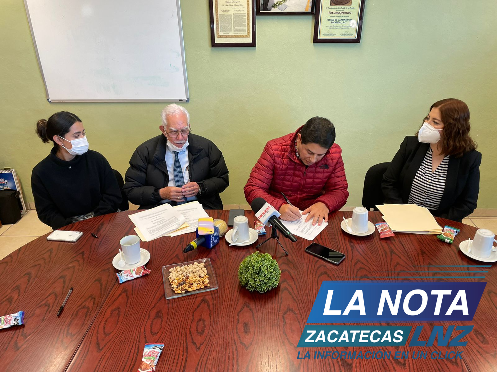 Ayuntamiento de Zacatecas firma convenio con Banco de Alimentos