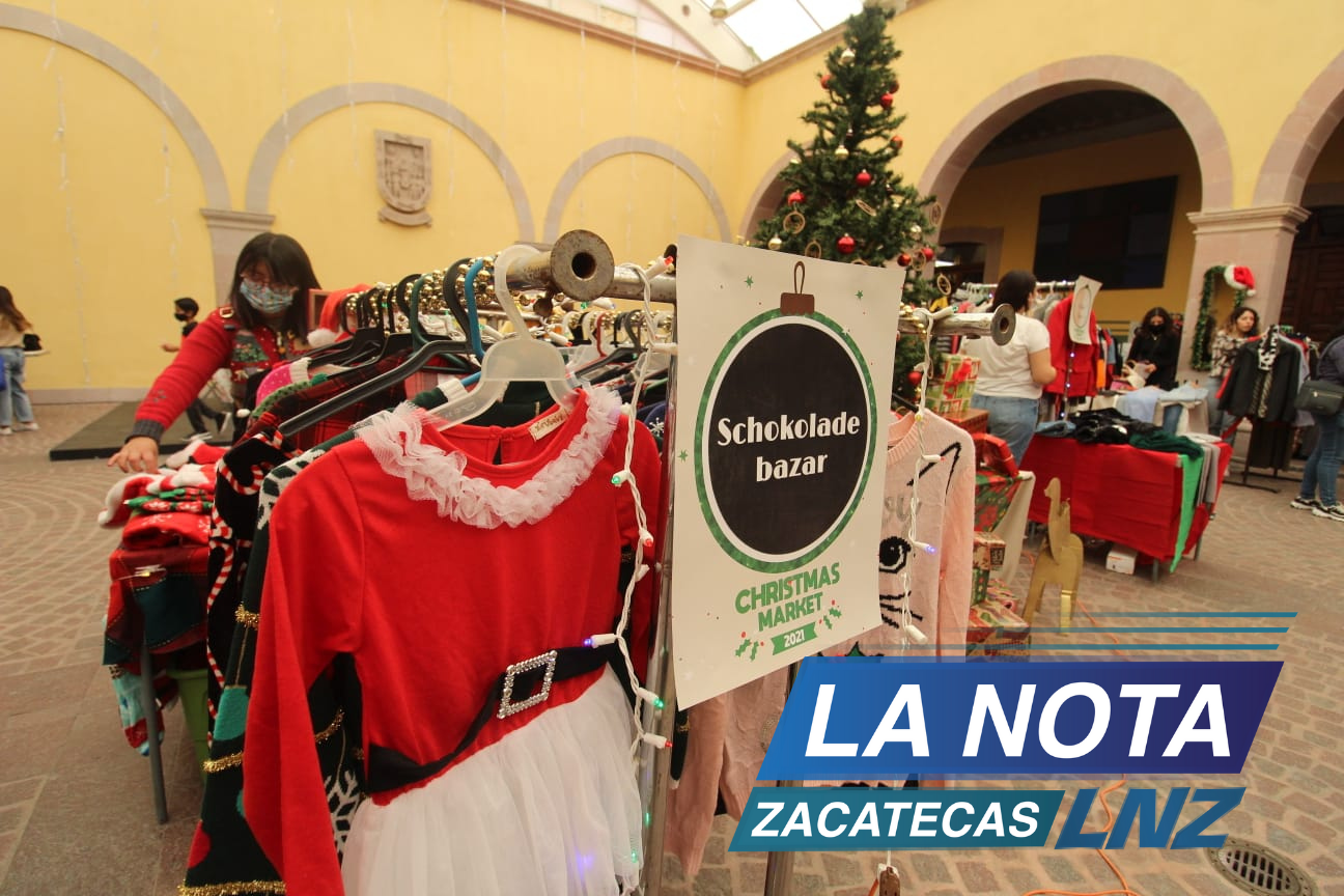 Emprendedores zacatecanos llevan a cabo “Christmas Market”