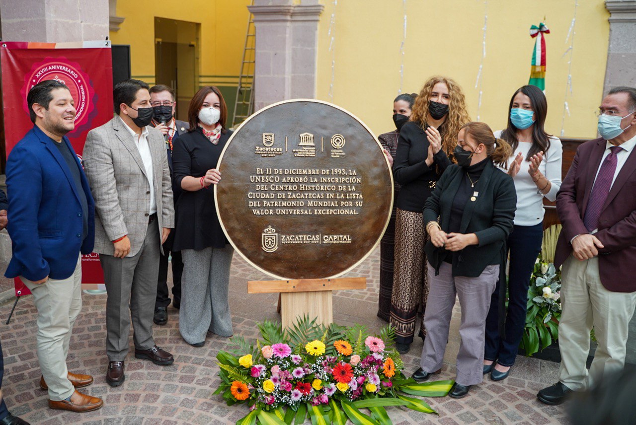 Celebran aniversario de Zacatecas como ciudad patrimonio