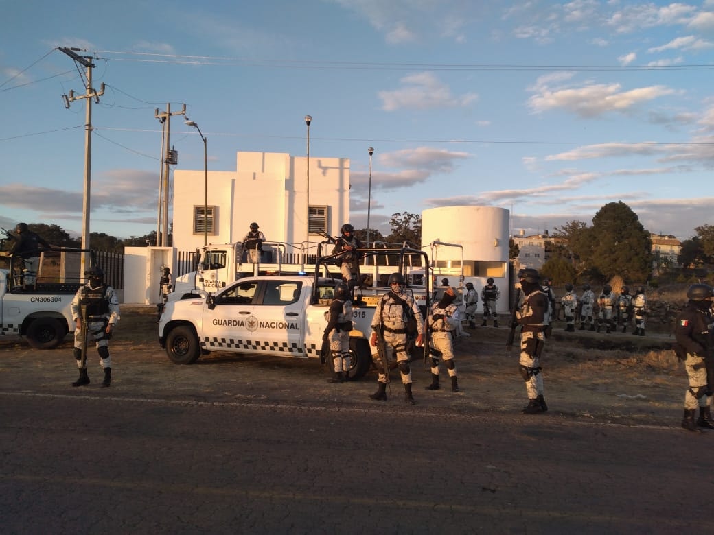 Alivia a los pobladores la llegada de la Guardia Nacional