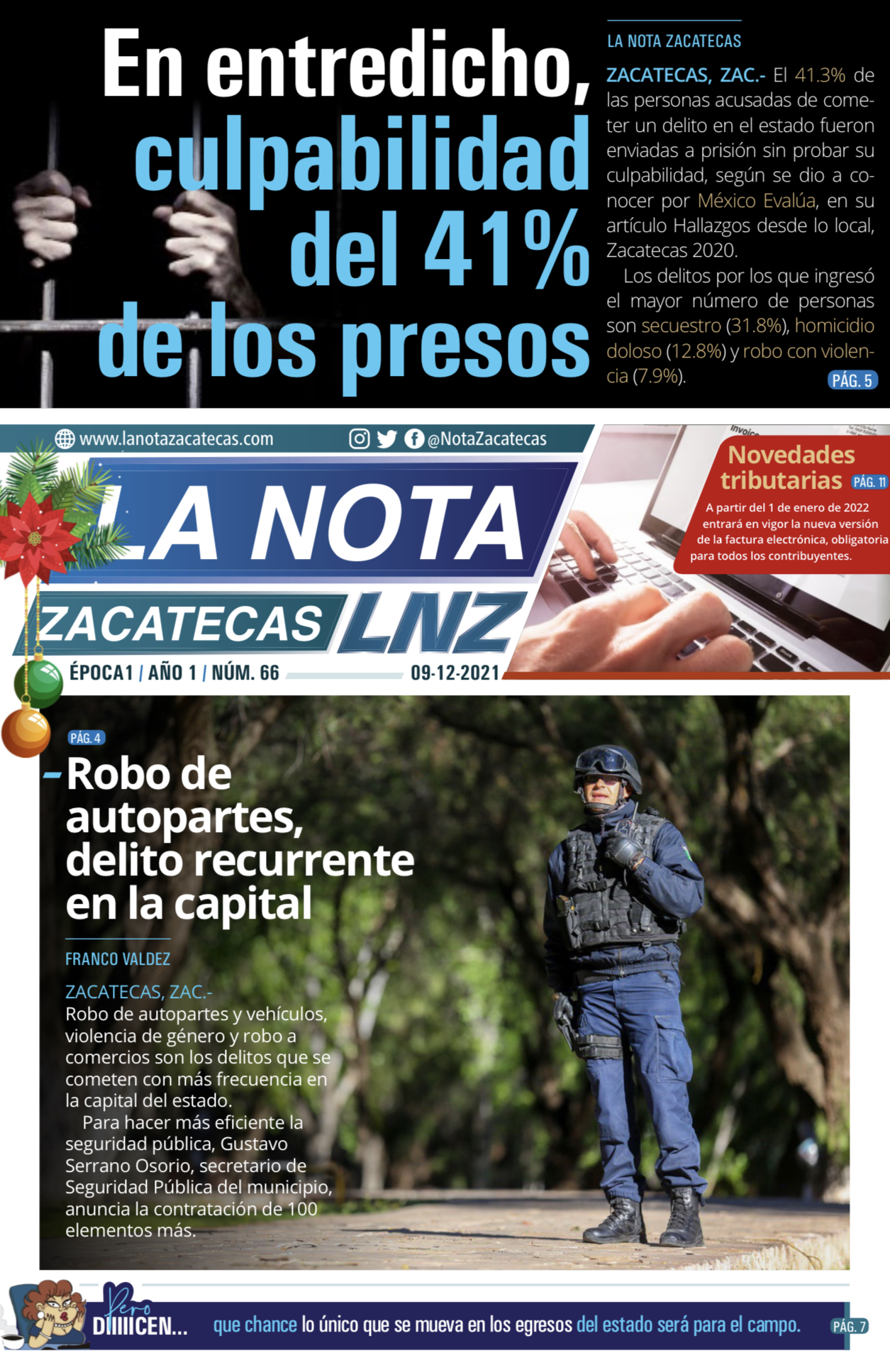 La Nota Zacatecas 9/12/21