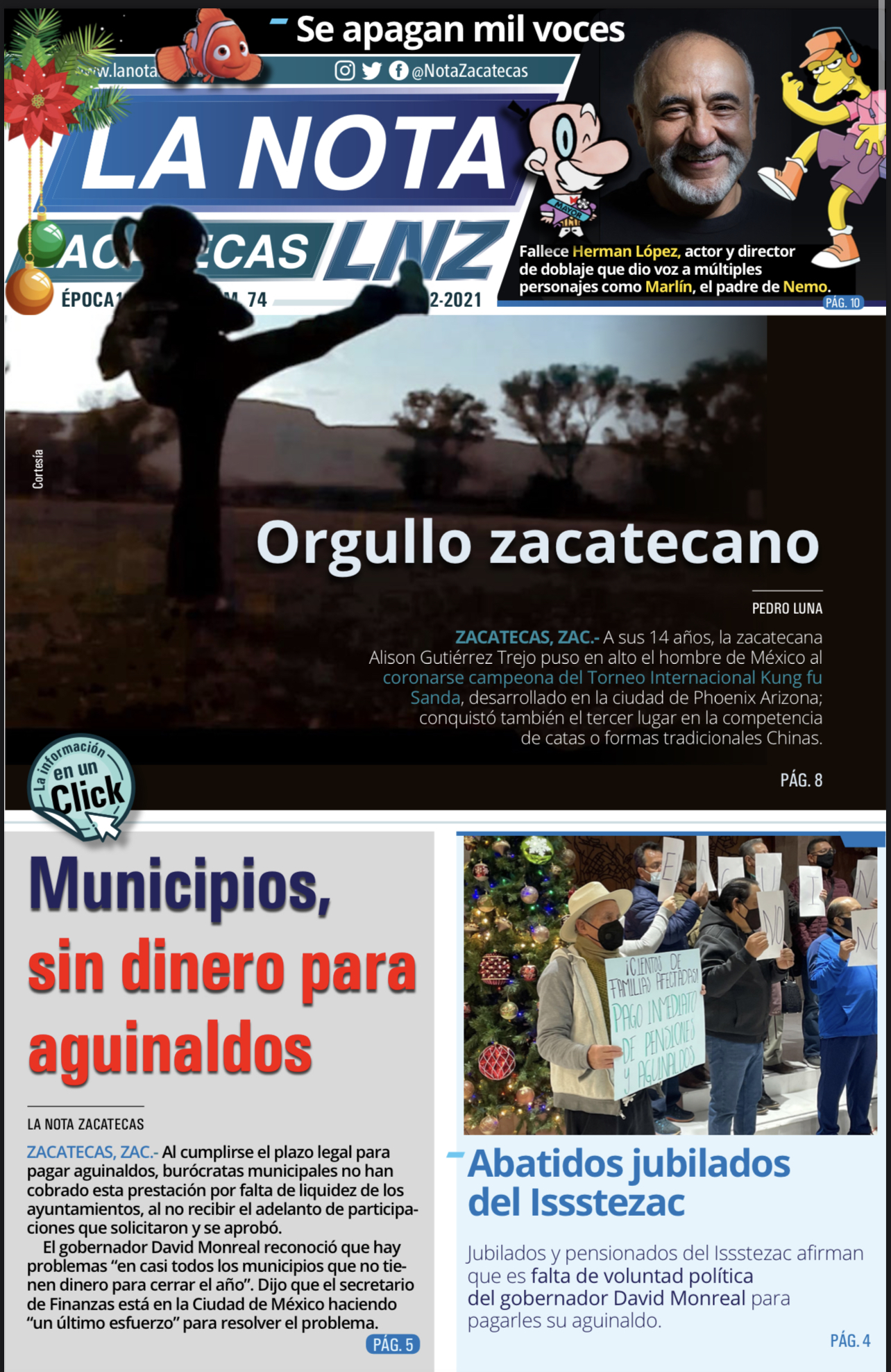 La Nota Zacatecas 21/12/21