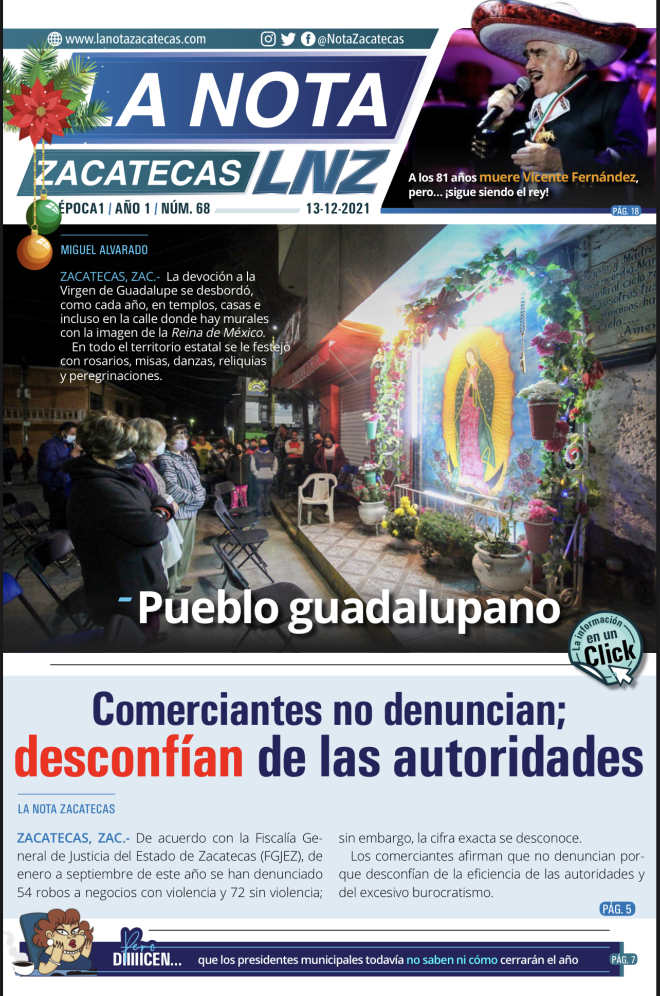 La Nota Zacatecas 13/12/21