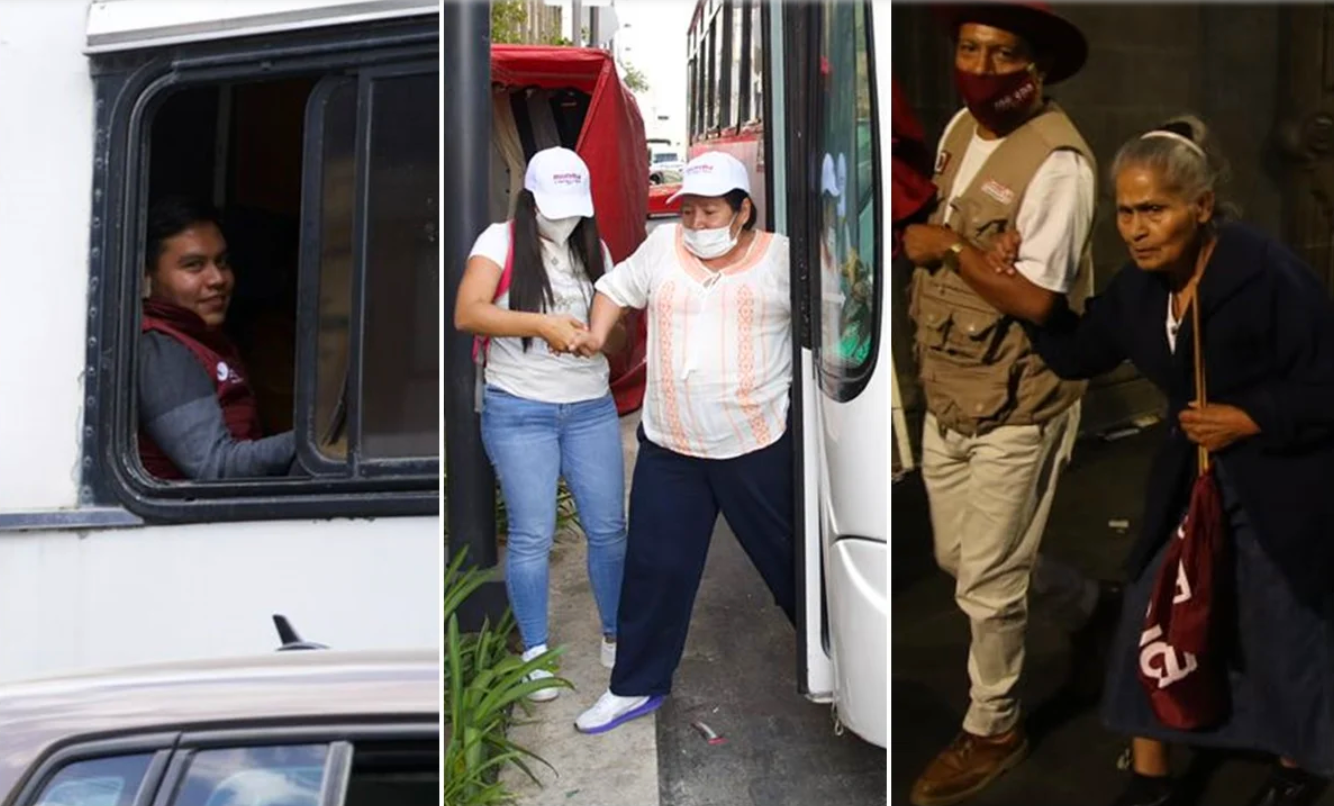 Chocan en redes por “los acarreados” y por “los que llegaron por su propio pie” al AMLOFest