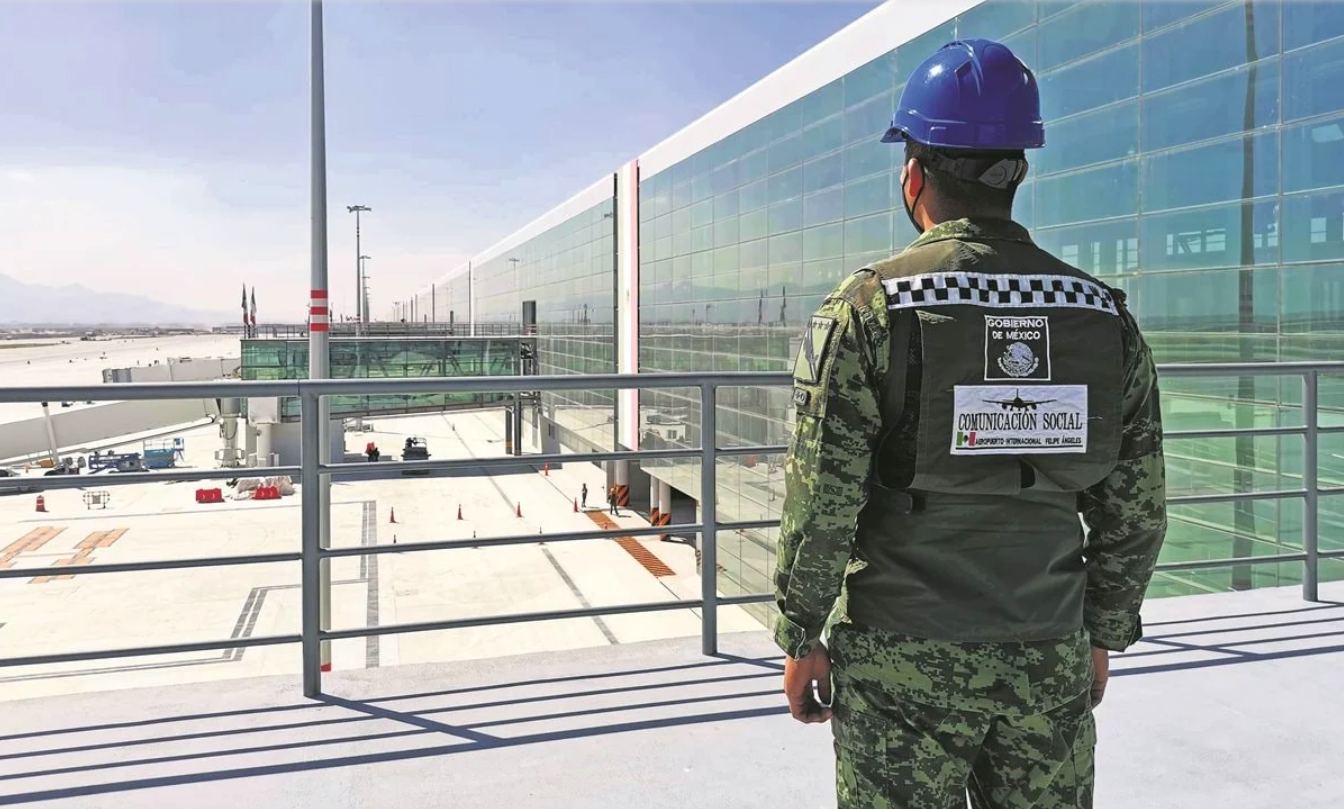 Obras del aeropuerto Felipe Ángeles, con un avance del 83%