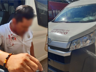 Presuntos “polleros” golpean a agente del INM en Tuxtla, Chiapas