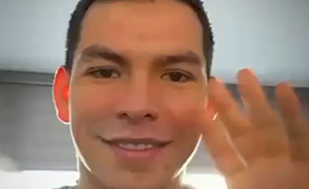 Chucky Lozano desea un feliz año nuevo a sus seguidores