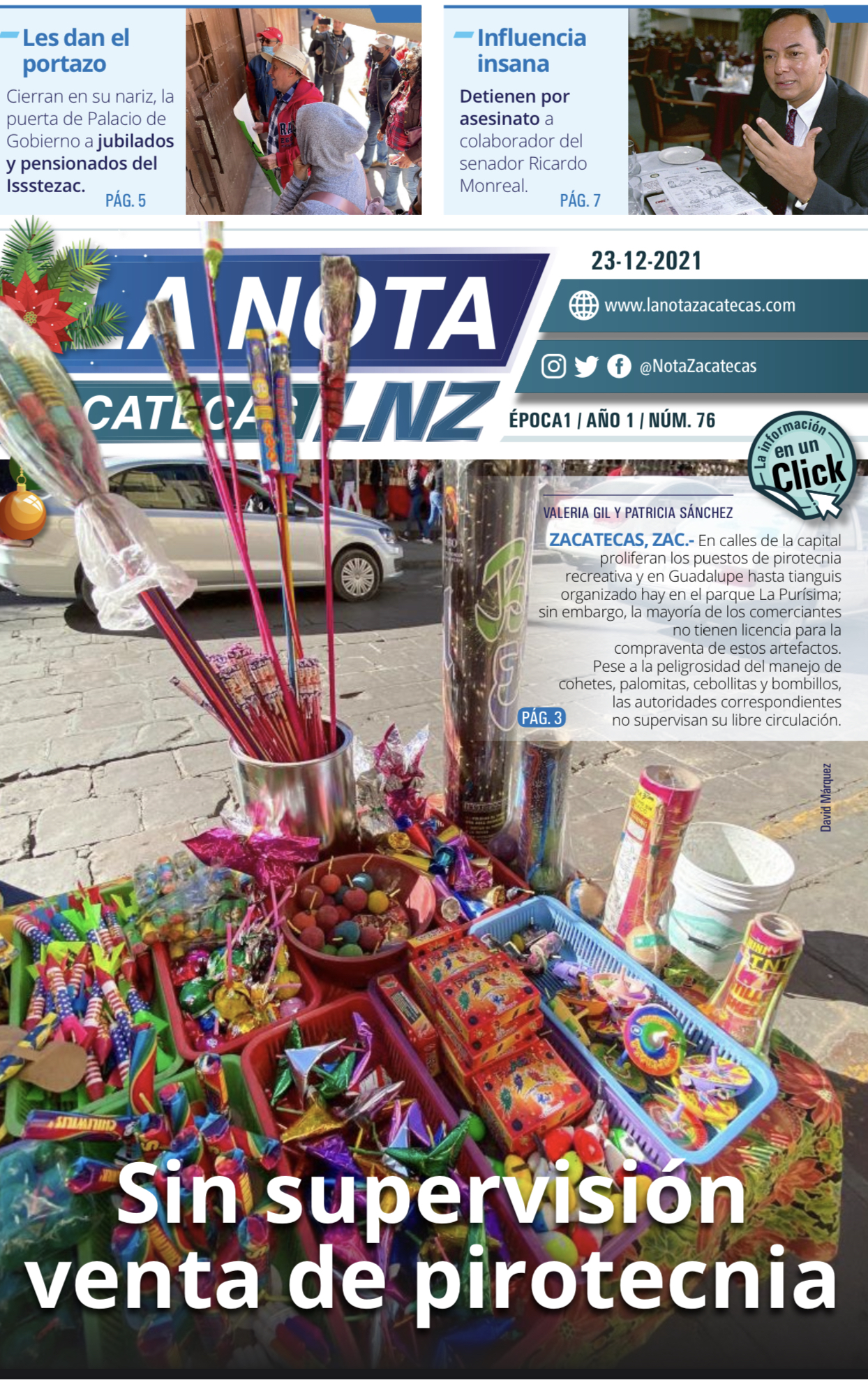 La Nota Zacatecas 23/12/21