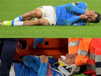 «Chucky» Lozano sufre fuerte golpe y se retira ‘noqueado’