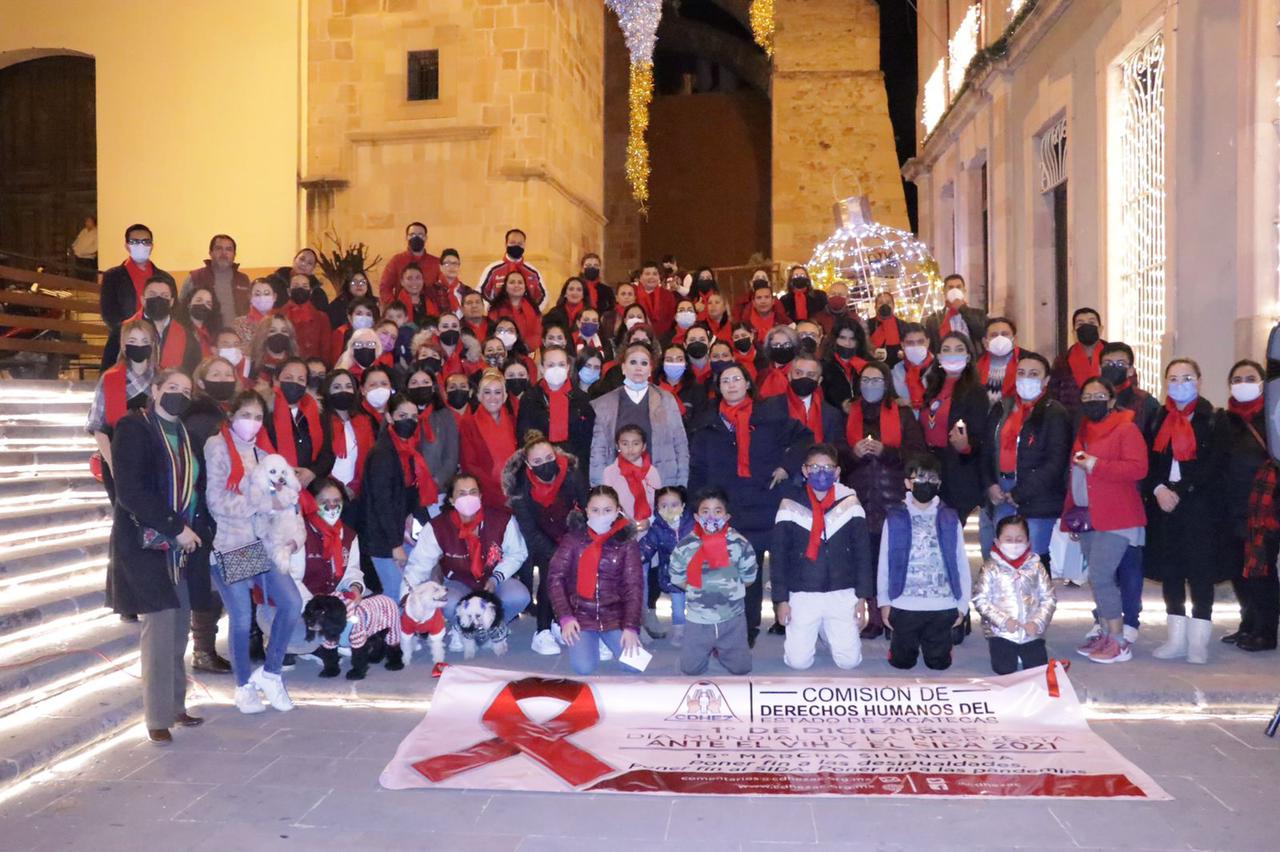 CDHEZ marcha en el Día Internacional de la lucha contra el SIDA