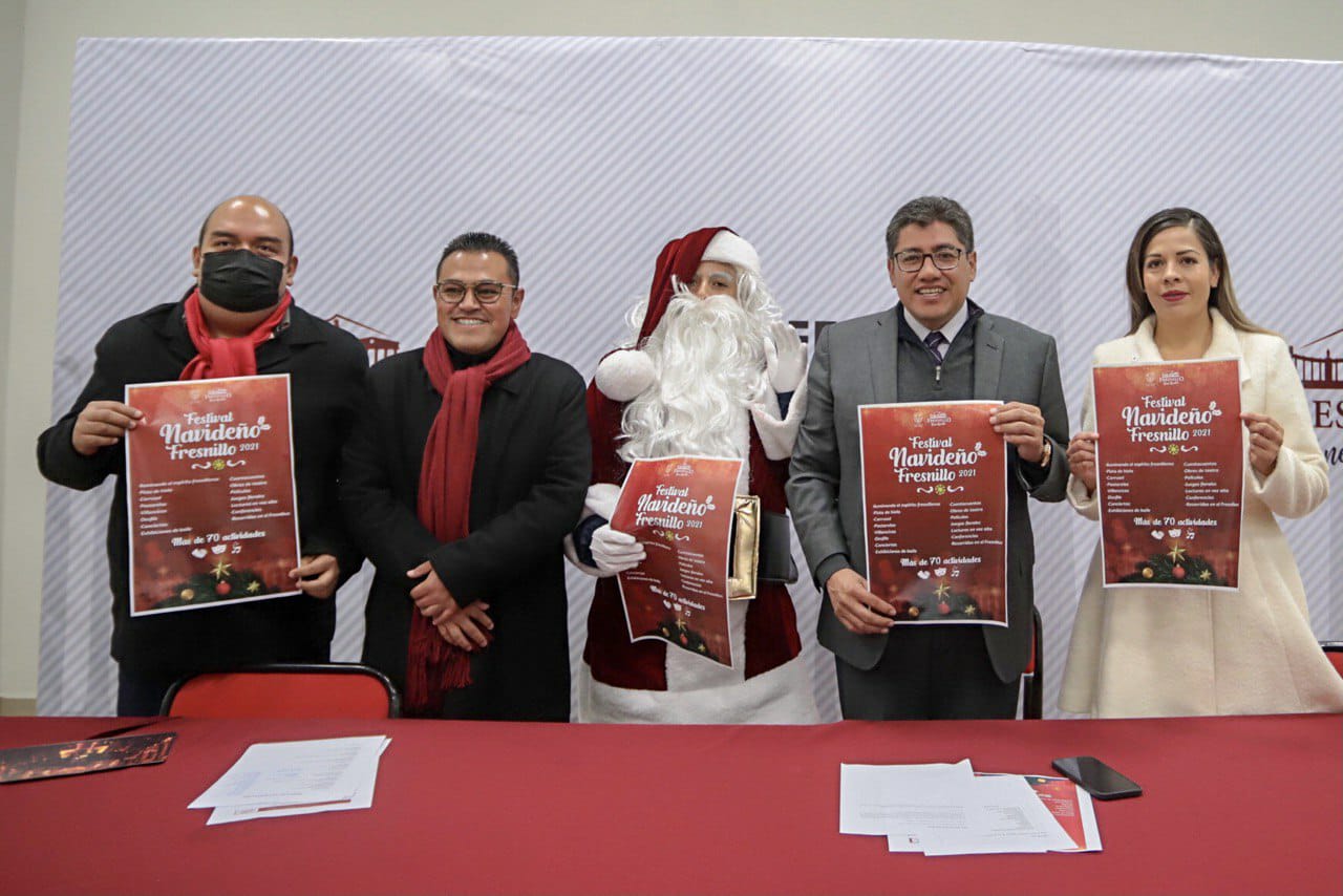 Las fiestas llegan con el Festival Navideño Fresnillo 2021