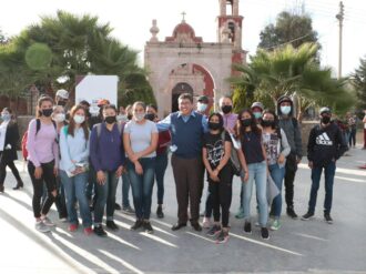 Entrega Saúl Monreal la plaza del Conde de San Mateo