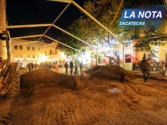 Suspenden instalación de la pista de hielo en la Plazuela Miguel Auza