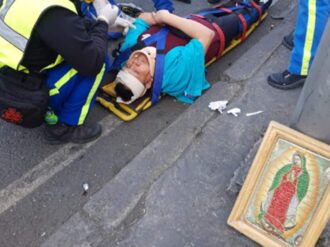 Buscan imputar tentativa de homicidio a conductor que arrolló a peregrinos