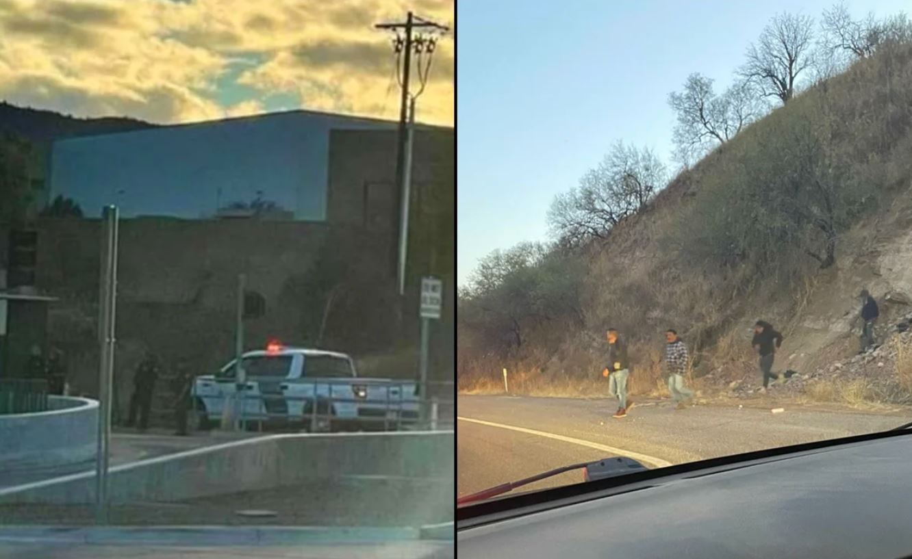 Migrantes aprovechan que Policía Fronteriza se distrae con accidente y entran corriendo a EU