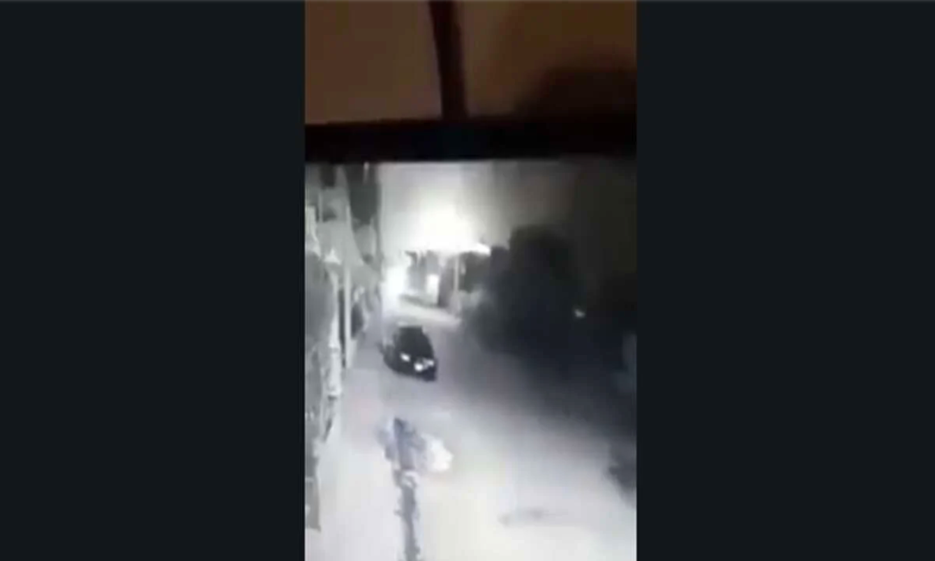Captan el momento de la explosión de un polvorín en Puebla