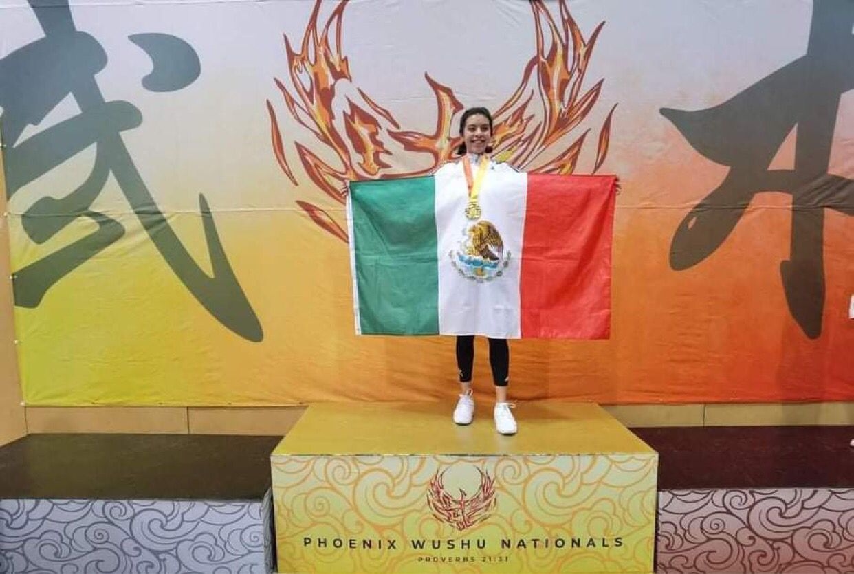 Ximena Andrade, deportista zacatecana que pibe en alto el nombre del estado