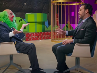 Brozo y Loret hacen un “¿balance del gobierno?” de AMLO, “el rey del templete” que sigue en campaña