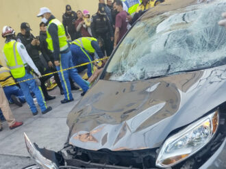 Cámara de vigilancia capta cuando atropellan a peregrinos