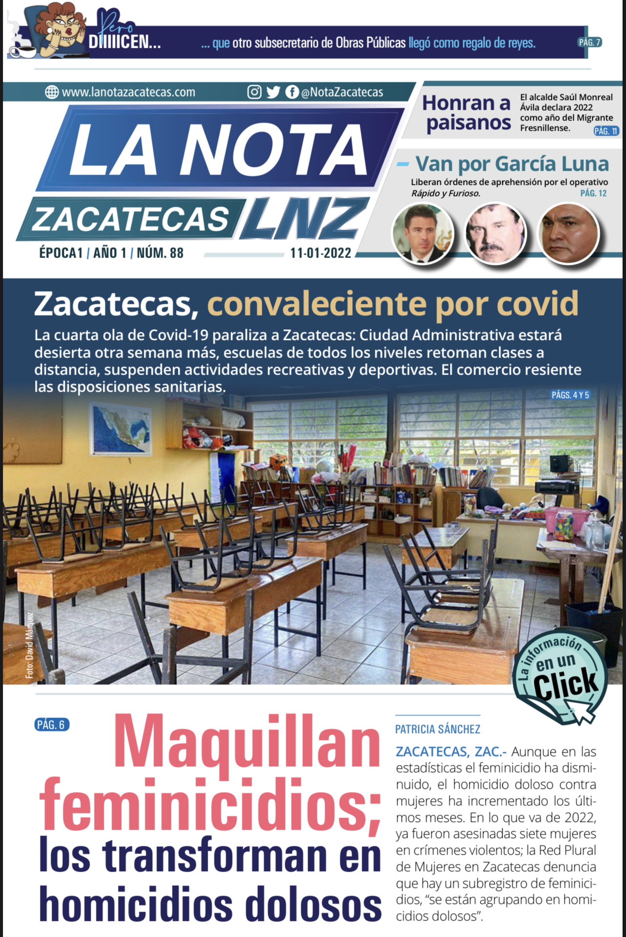 La Nota Zacatecas 11/01/22