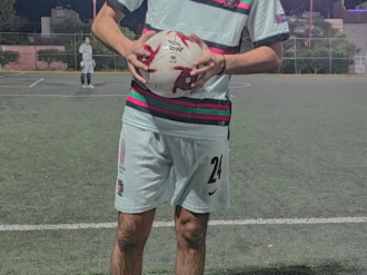 Cristian Briseño, apasionado del futbol