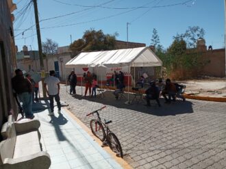 Por Covid-19 limitan atención en la alcaldía de Noria de Ángeles