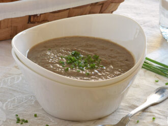 Crema de champiñones