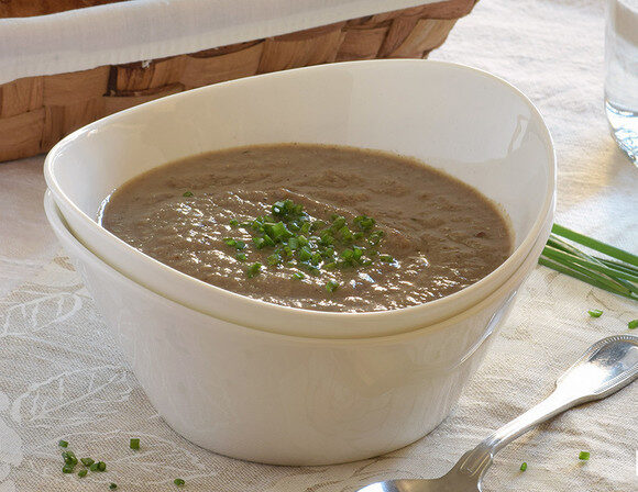 Crema de champiñones