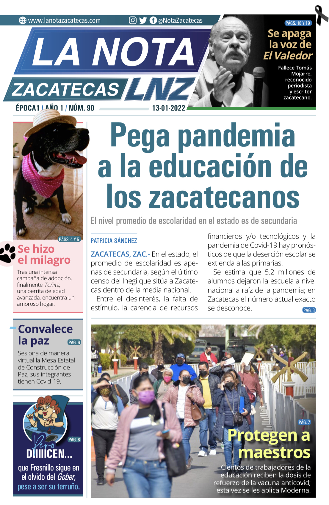 La Nota Zacatecas 13/01/22