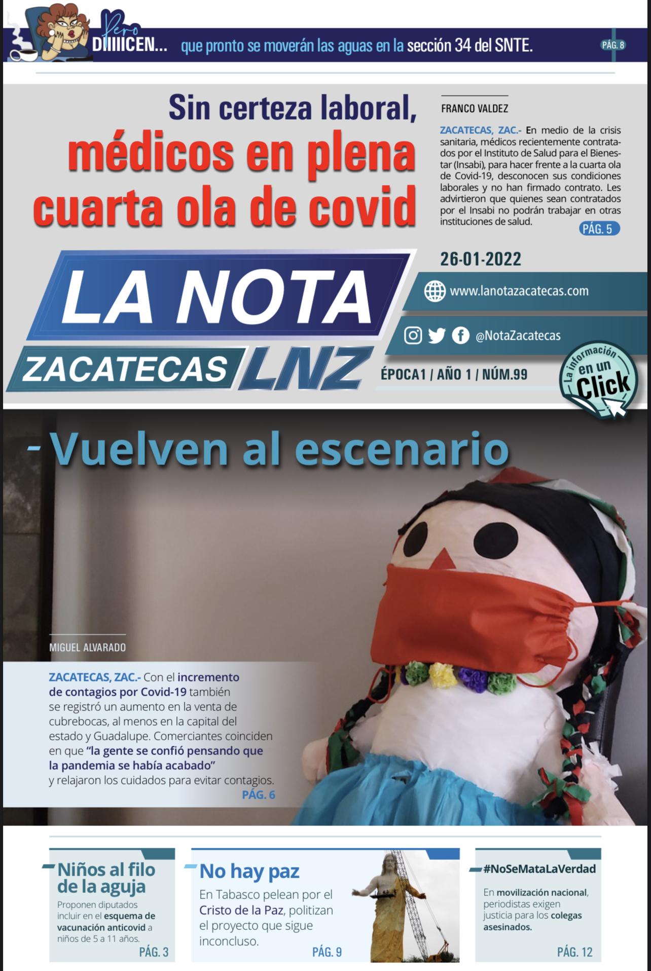La Nota Zacatecas 26/01/22