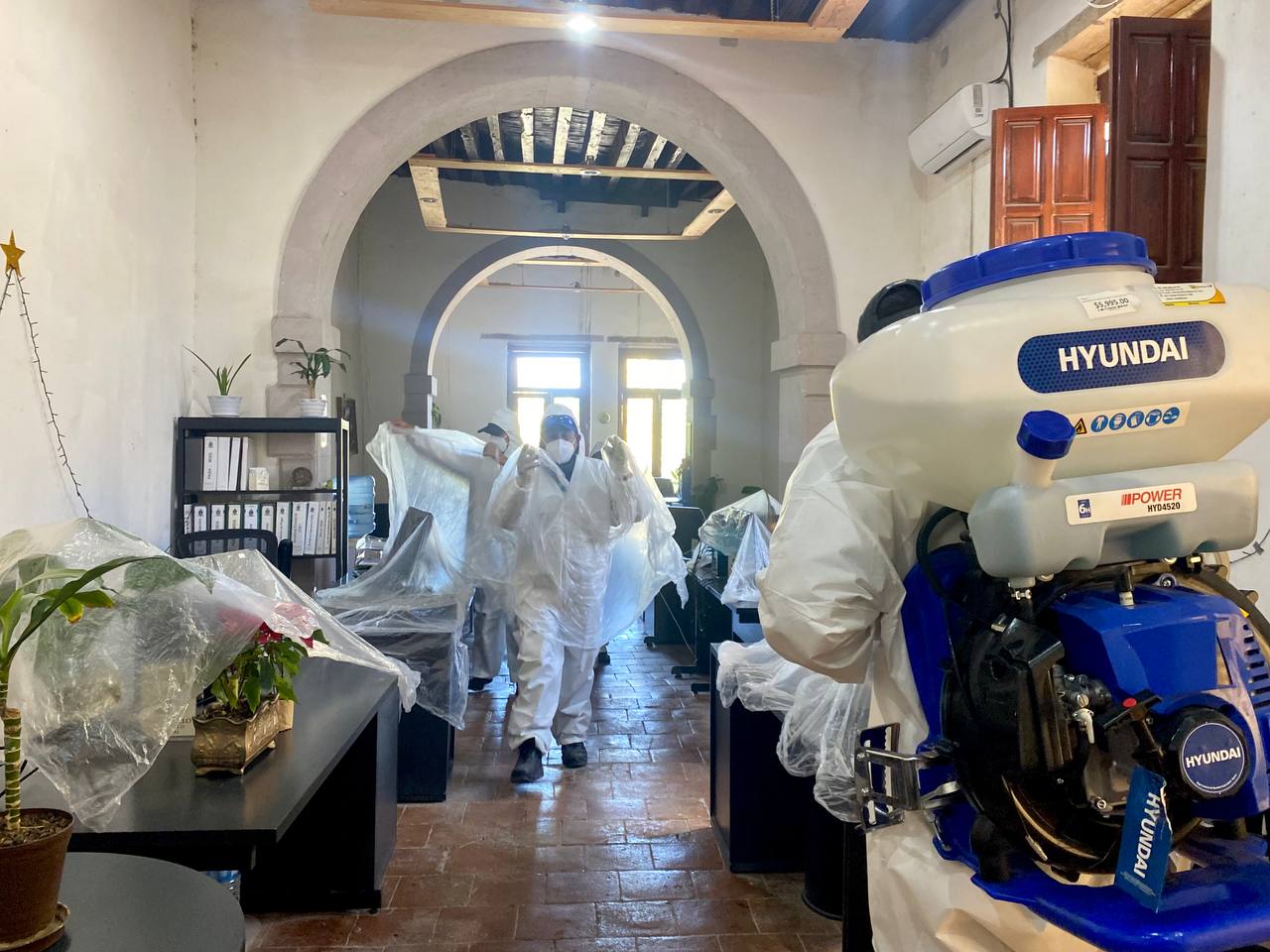 Previenen contagios de Covid-19 en Jerez