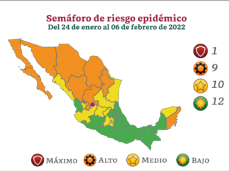 Regresa Zacatecas a semáforo naranja