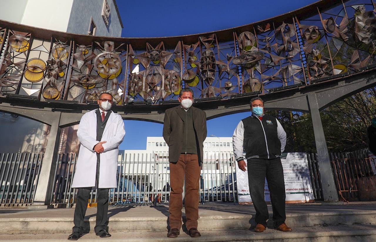 Inauguran módulo de atención covid-19 en el IMSS