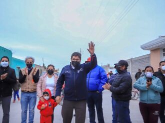 Recorre Saúl Monreal comunidades de Fresnillo