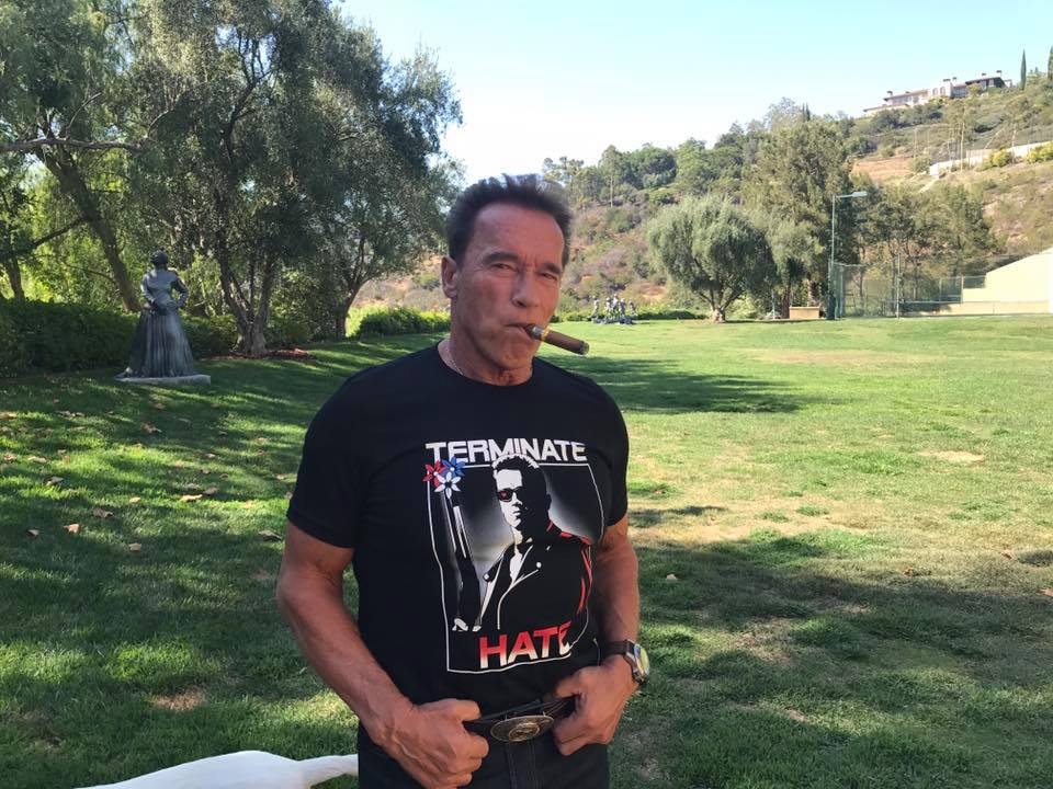Sufre accidente Arnold Schwarzenegger