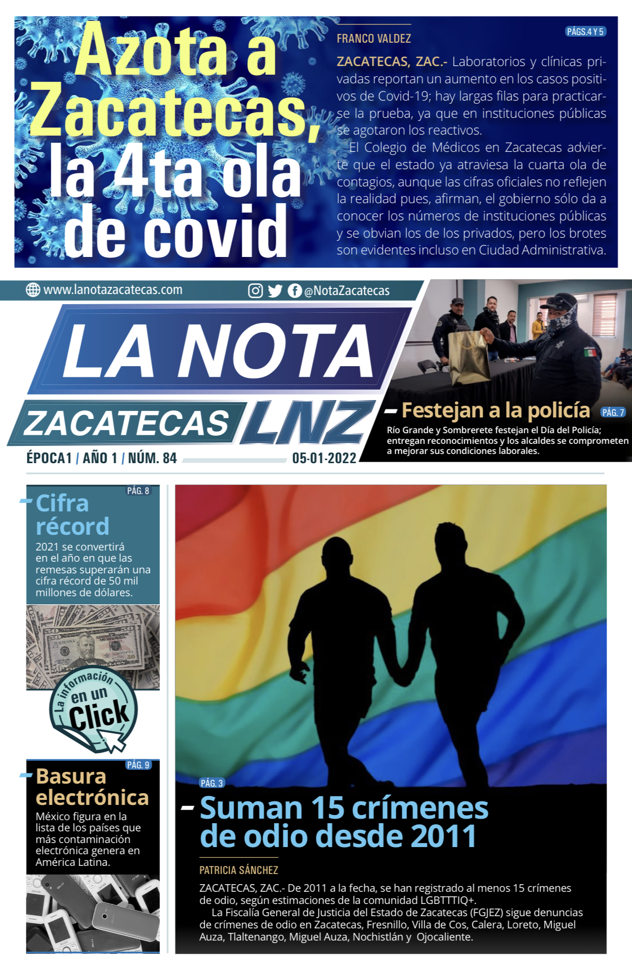 La Nota Zacatecas 5/01/22