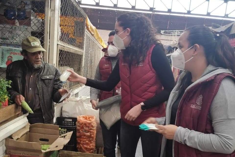 Ayuntamiento de Zacatecas mantiene medias de prevención y sanidad en mercados