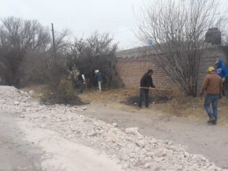 Continúan obras de rehabilitación en comunidad de La Almoloya