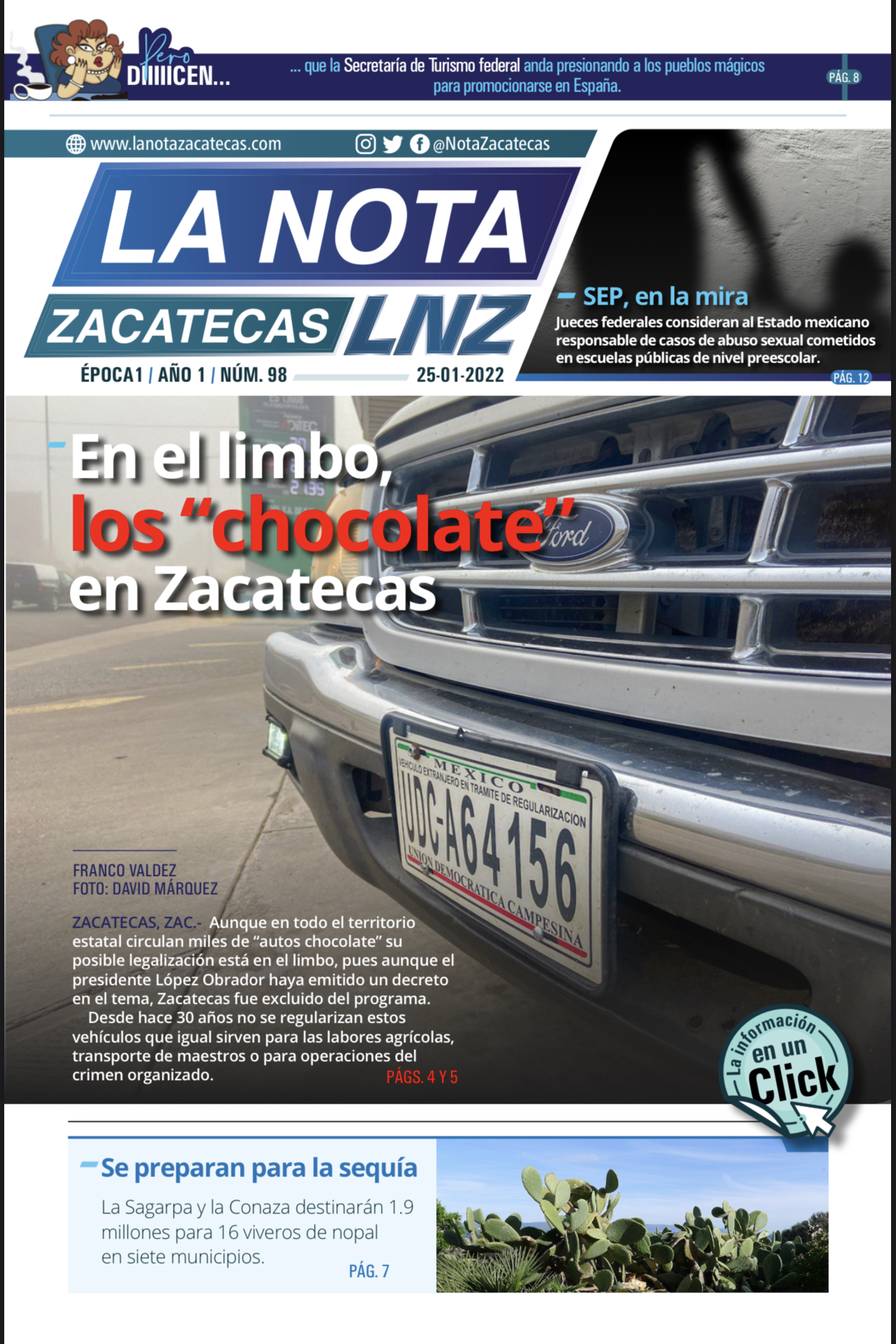 La Nota Zacatecas 25/01/22
