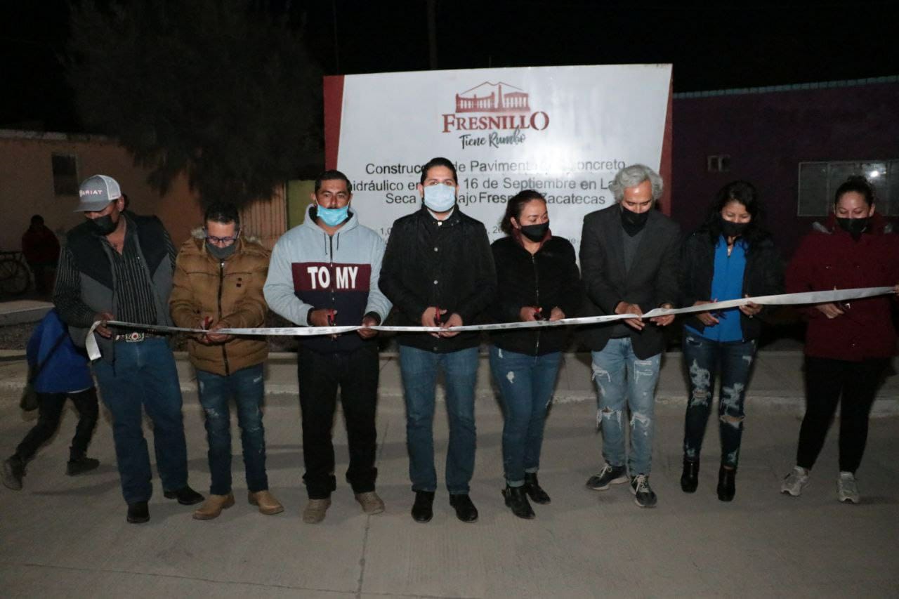 Inauguran obras en beneficio de los fresnillenses
