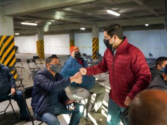 Supervisa alcalde Jorge Miranda avance en pago del impuesto predial