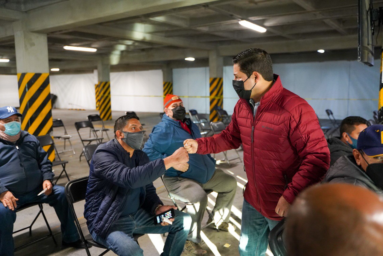 Supervisa alcalde Jorge Miranda avance en pago del impuesto predial