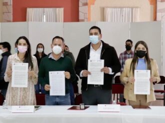 Firman Juchipila y Tlaltenango convenio de colaboración con el Gobierno de Zacatecas