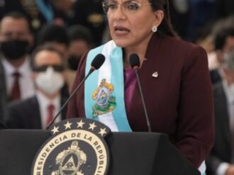 No más narcotráfico ni crimen organizado: primera mujer presidenta de Honduras