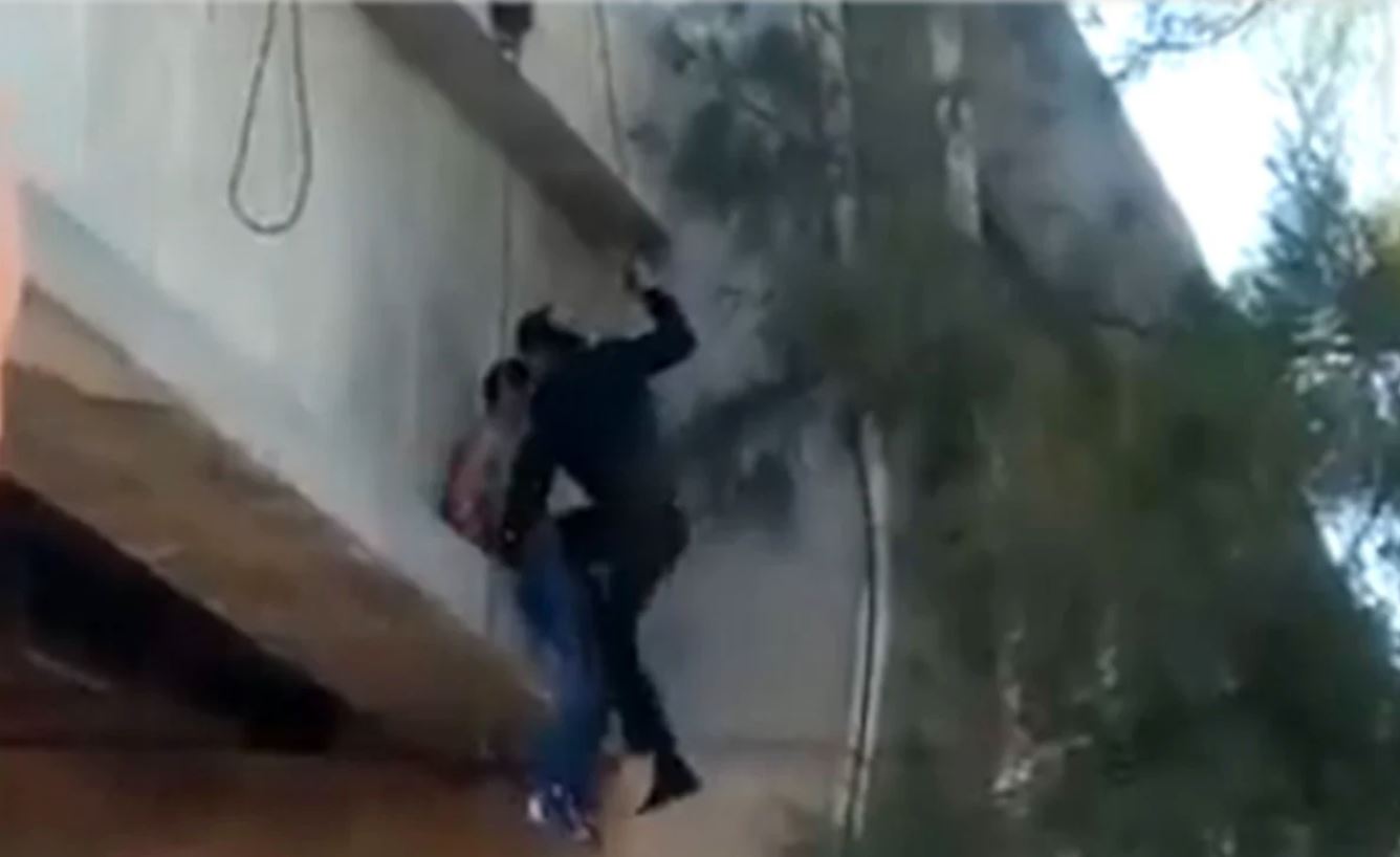 Policía evita suicidio en Pantitlán pero termina hospitalizado