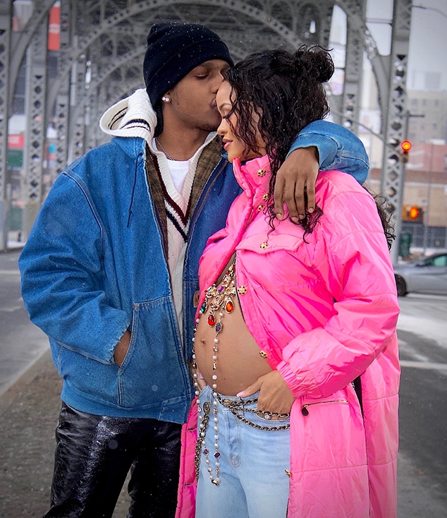 Rihanna y el rapero rapero A$AP Rocky esperan su primer hijo