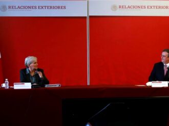 Ebrard se reúne con la secretaria de Energía de EU, Jennifer Granholm